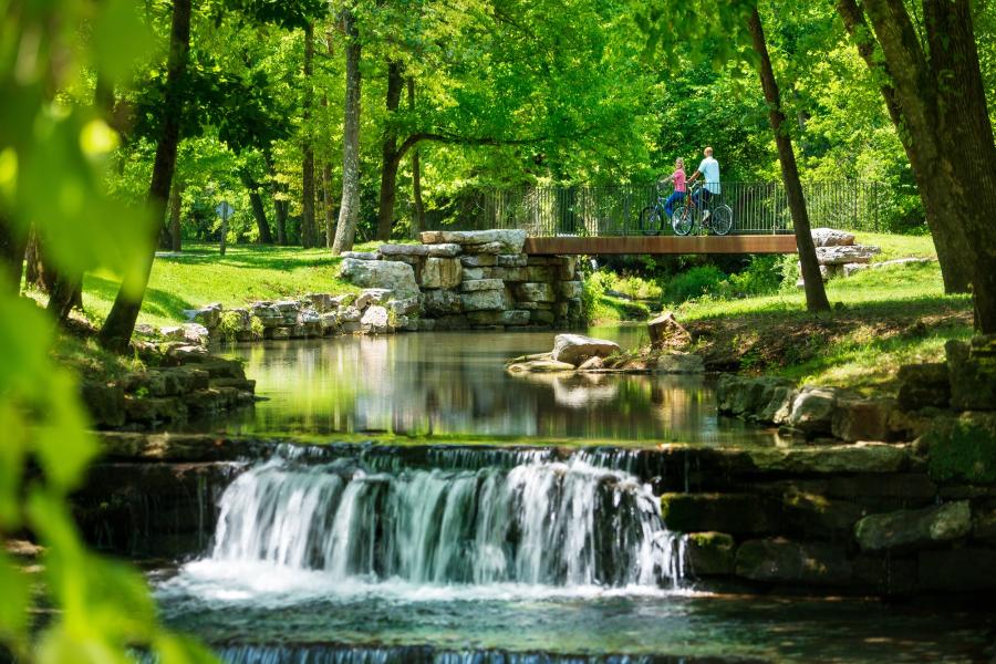 Dogwood Canyon Couples Biking