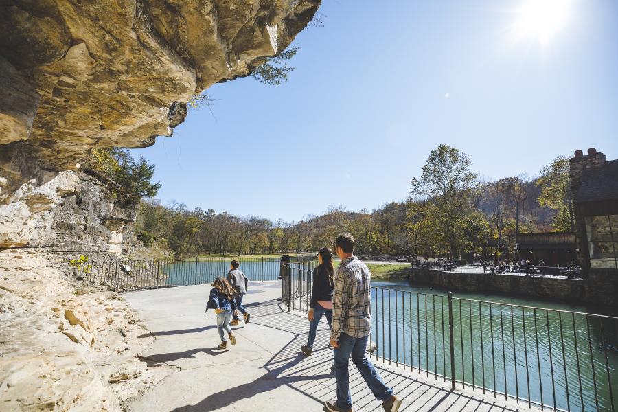 Family at dogwood canyon