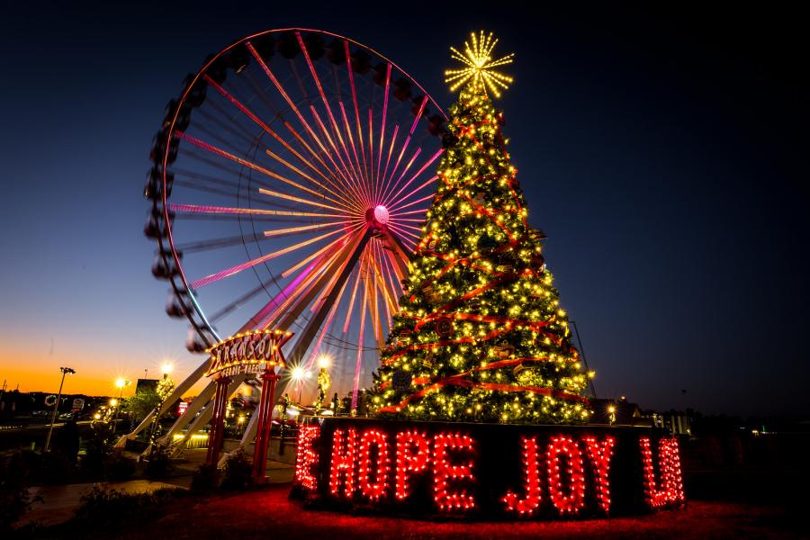 United We Stand Christmas Tree in Branson Missouri