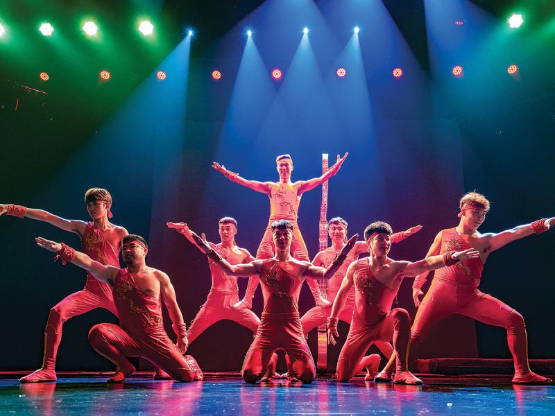 The Amazing Acrobats of the Shanghai Circus.