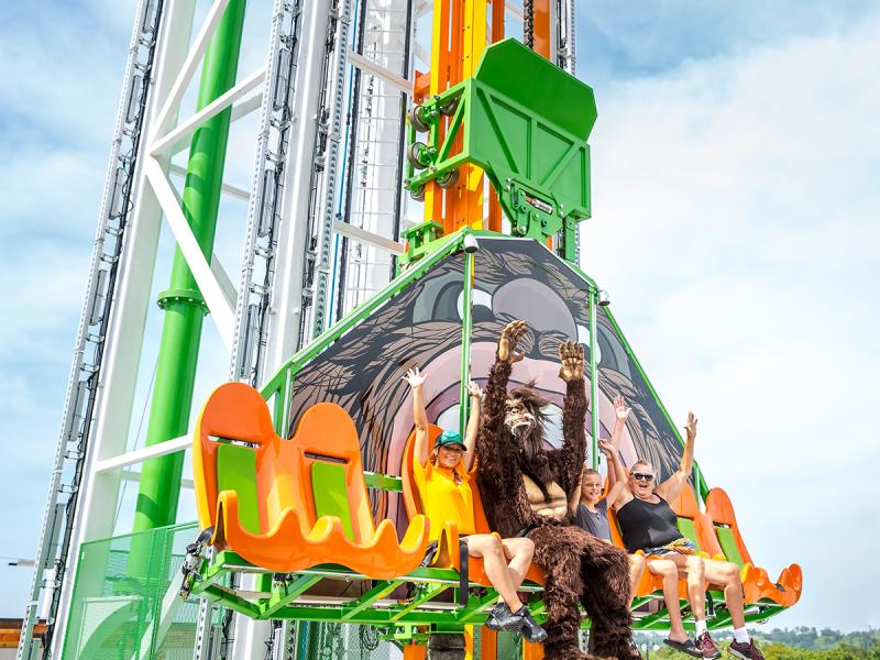 Reach for the sky at Bigfoot Fun Park.