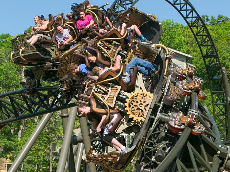 Don't forget to take a spin on Time Traveler at Silver Dollar City.